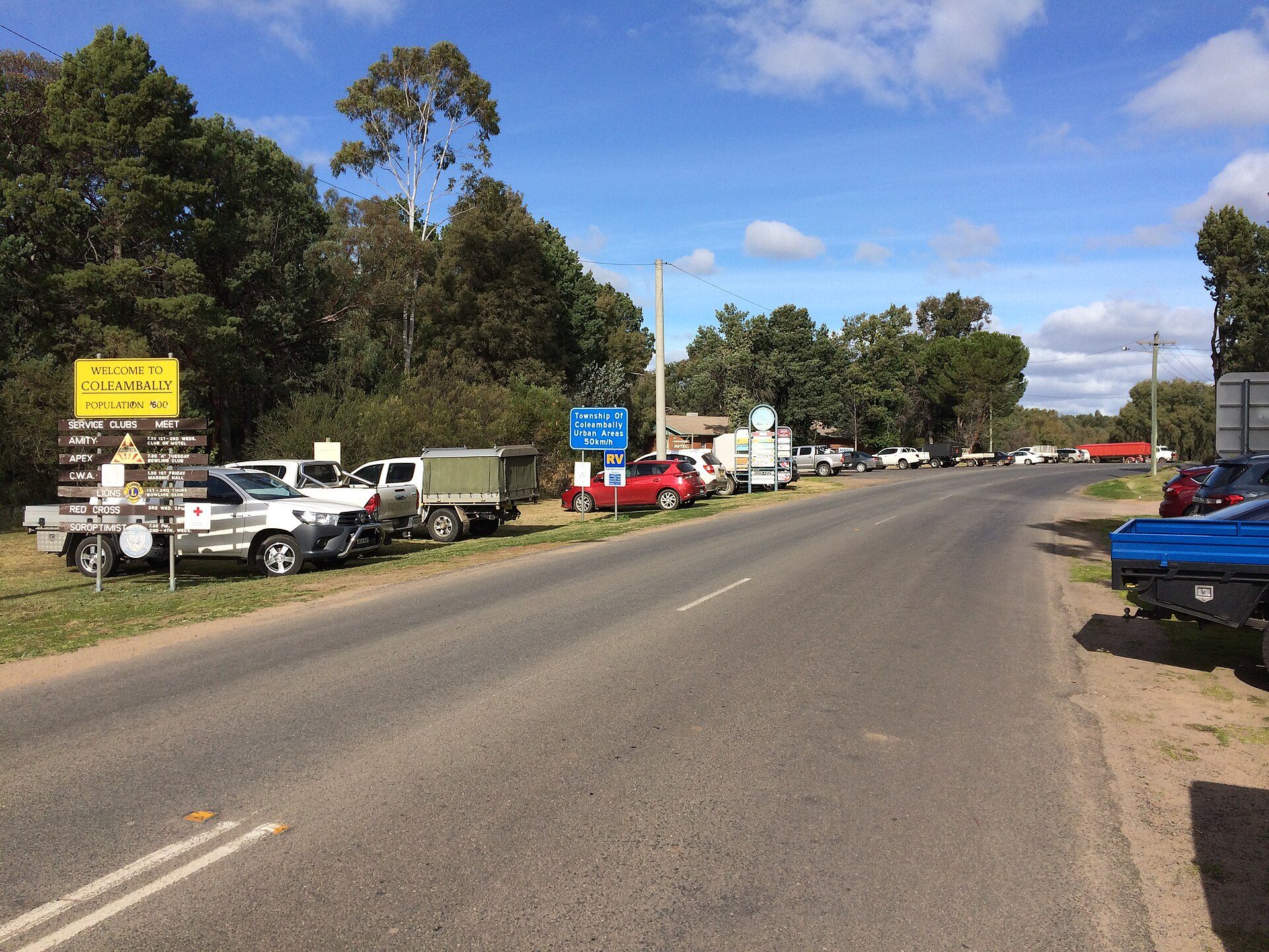 Coleambally Club Free Camping — Coleambally, NSW
